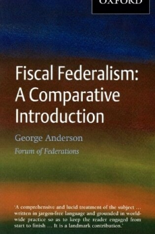 Cover of Fiscal Federalism