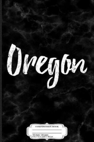 Cover of Oregon Composition Notebook