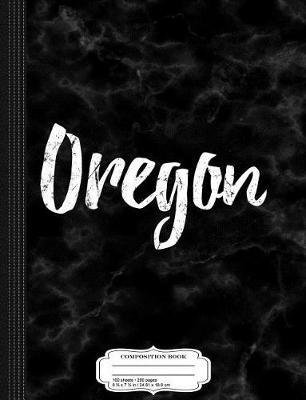 Book cover for Oregon Composition Notebook