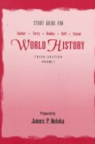 Cover of Study Guide for World History