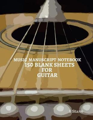 Book cover for Music Manuscript Notebook