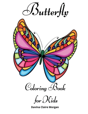 Cover of Butterfly Coloring Book for Kids