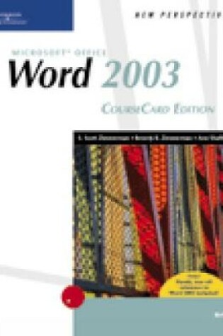 Cover of New Perspectives on Microsoft Office Word 2003, Brief, CourseCard Edition