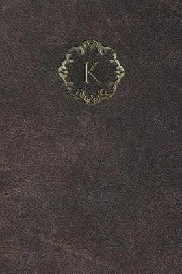 Book cover for Monogram "K" Notebook