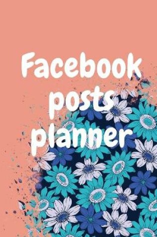 Cover of Facebook posts planner