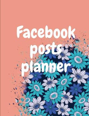 Book cover for Facebook posts planner