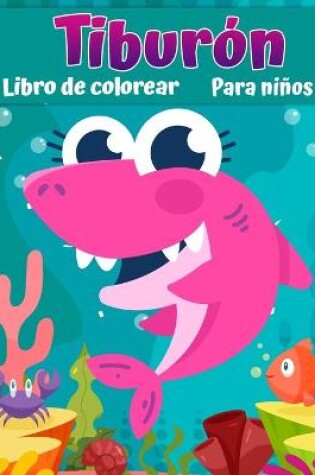 Cover of Libro para colorear de tiburones para ni�os