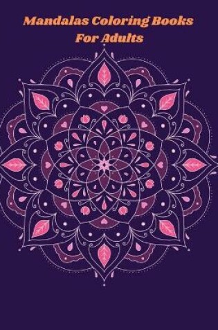 Cover of mandalas coloring books for adults