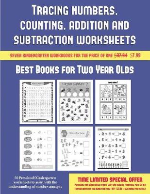 Cover of Best Books for Two Year Olds (Tracing numbers, counting, addition and subtraction)