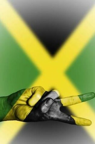 Cover of Jamaica Peace Sign Over Flag Journal