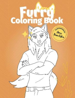 Book cover for Furry Coloring Book