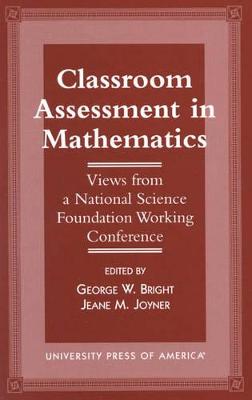 Book cover for Classroom Assessment in Mathematics