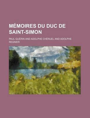 Book cover for Memoires Du Duc de Saint-Simon (10)