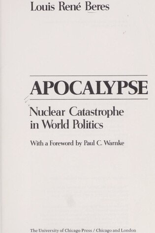 Cover of Apocalypse