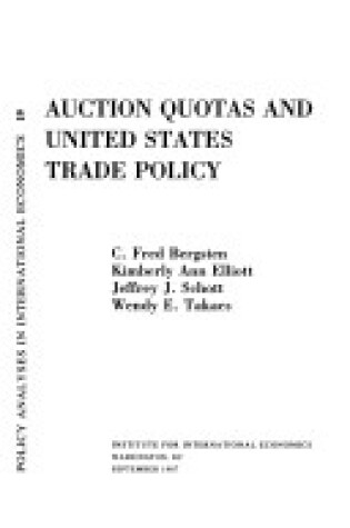 Cover of Auction Quotas & US Trade