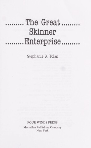 Book cover for The Great Skinner Enterprise