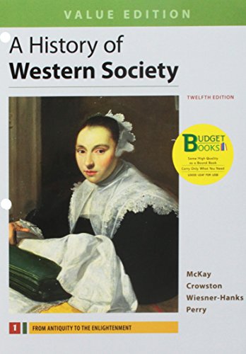 Book cover for Loose-Leaf Version for a History of Western Society, Value Edition, Volume I & Launchpad (Six-Month Access)