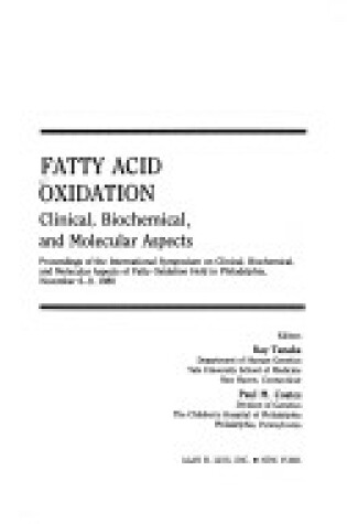 Cover of Fatty Acid Oxidation