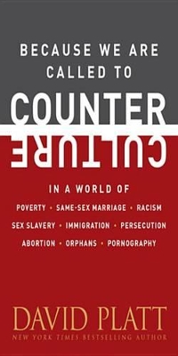 Book cover for Because We Are Called to Counter Culture