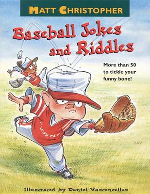 Book cover for Matt Christopher's Baseball Jokes and Riddles