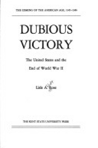 Cover of Dubious Victory