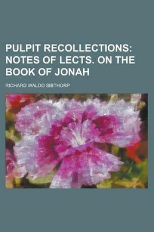 Cover of Pulpit Recollections