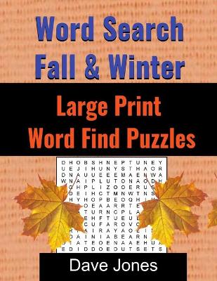 Book cover for Word Search Fall & Winter Large Print Word Find Puzzles