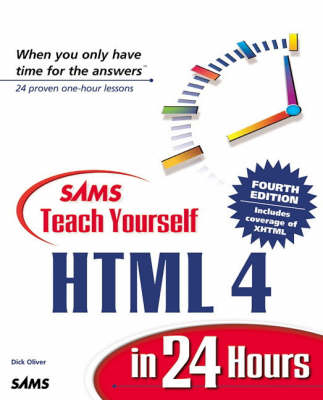 Book cover for Sams Teach Yourself HTML 4 in 24 Hours