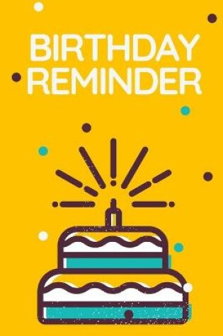 Cover of Birthday Reminder Notebook