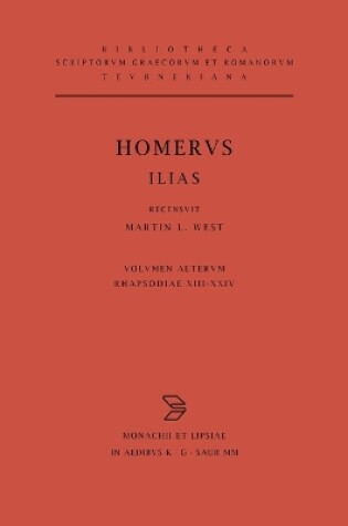 Cover of Homerus Ilias Pb