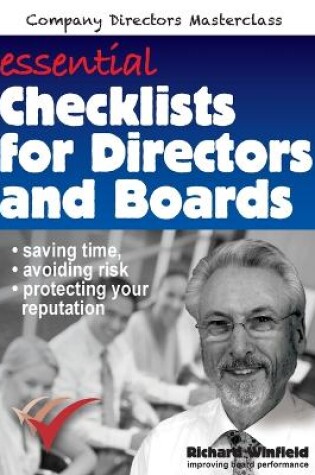 Cover of Essential Checklists for Directors and Boards