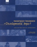 Book cover for Investment Insurance and Developmental Impact