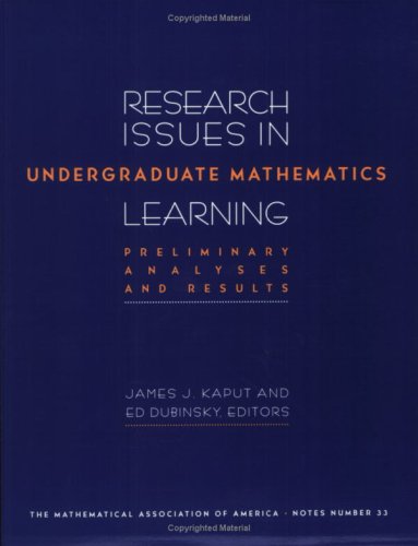 Book cover for Research Issues in Undergraduate Maths(P