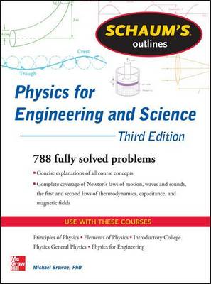 Book cover for Schaum's Outline of Physics for Engineering and Science