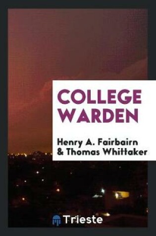 Cover of College Warden