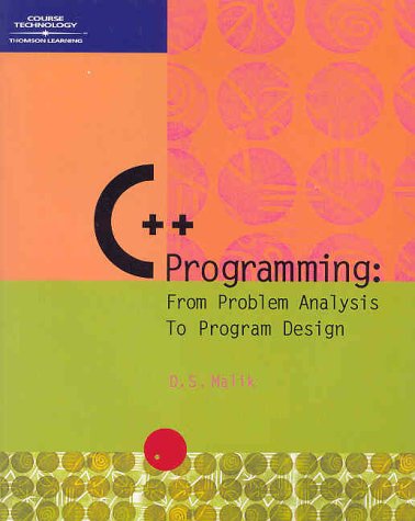 Book cover for C++ Programming