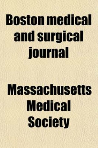 Cover of The Boston Medical and Surgical Journal (Volume 73)