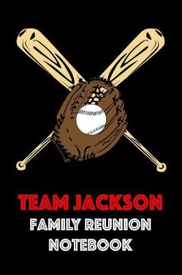 Book cover for Team Jackson Family Reunion Notebook