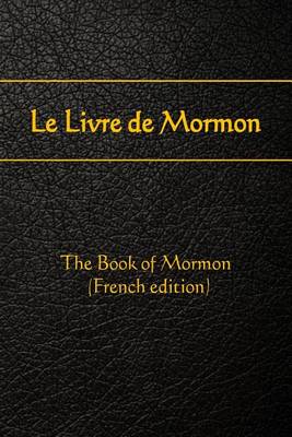 Book cover for Le Livre de Mormon