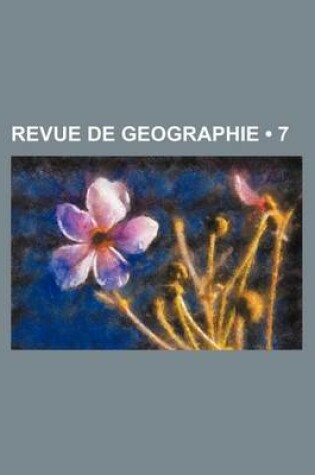 Cover of Revue de Geographie (7)