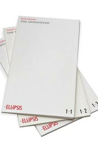 Cover of Ellipsis 1