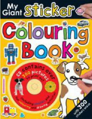 Cover of My Giant Sticker Colouring Book
