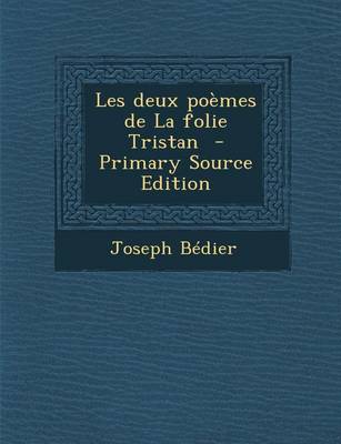 Book cover for Les Deux Poemes de La Folie Tristan