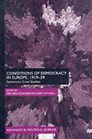 Cover of Conditions of Democracy in Europe, 1919-39