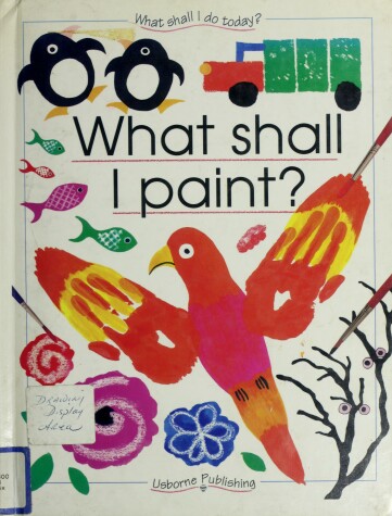 Book cover for What Shall I Paint?