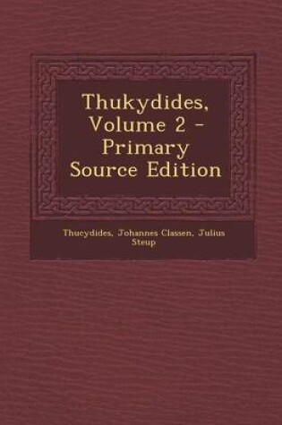 Cover of Thukydides, Volume 2
