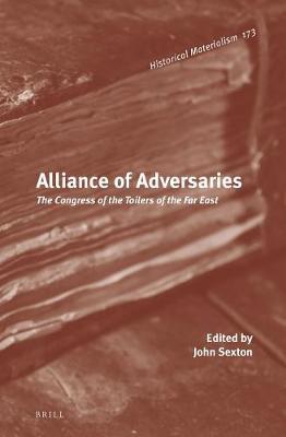 Book cover for Alliance of Adversaries: The Congress of the Toilers of the Far East