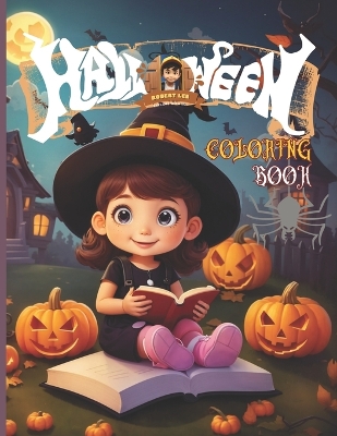 Book cover for Spooky Halloween Coloring Fun