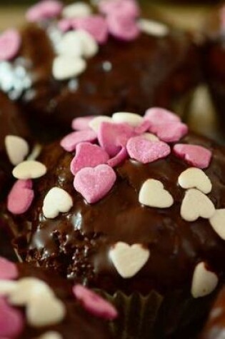 Cover of Chocolate Cupcakes with Pink and White Hearts Journal