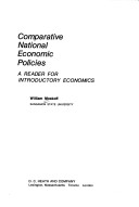 Book cover for Comparative National Economic Policies